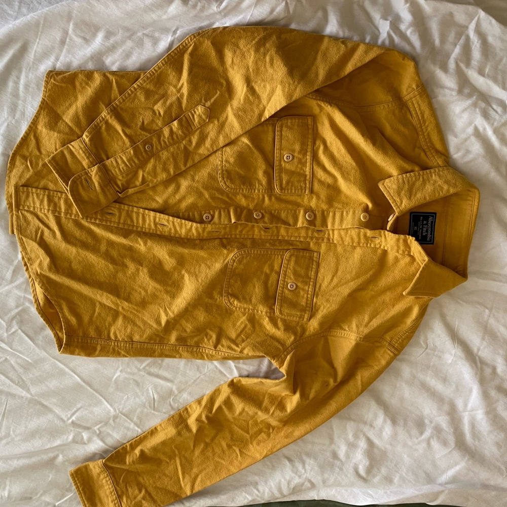Abercrombie & Fitch Fleece Button Up